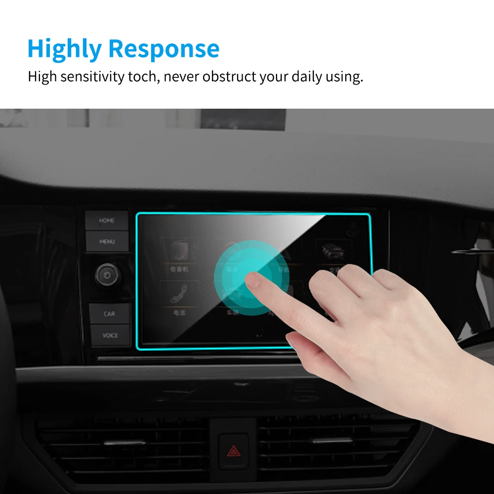 Car GPS Navigation Screen Protector for Volkswagen VW Bora 2016-2020 Auto Interior Tempered Glass Protective Film Accessories |
