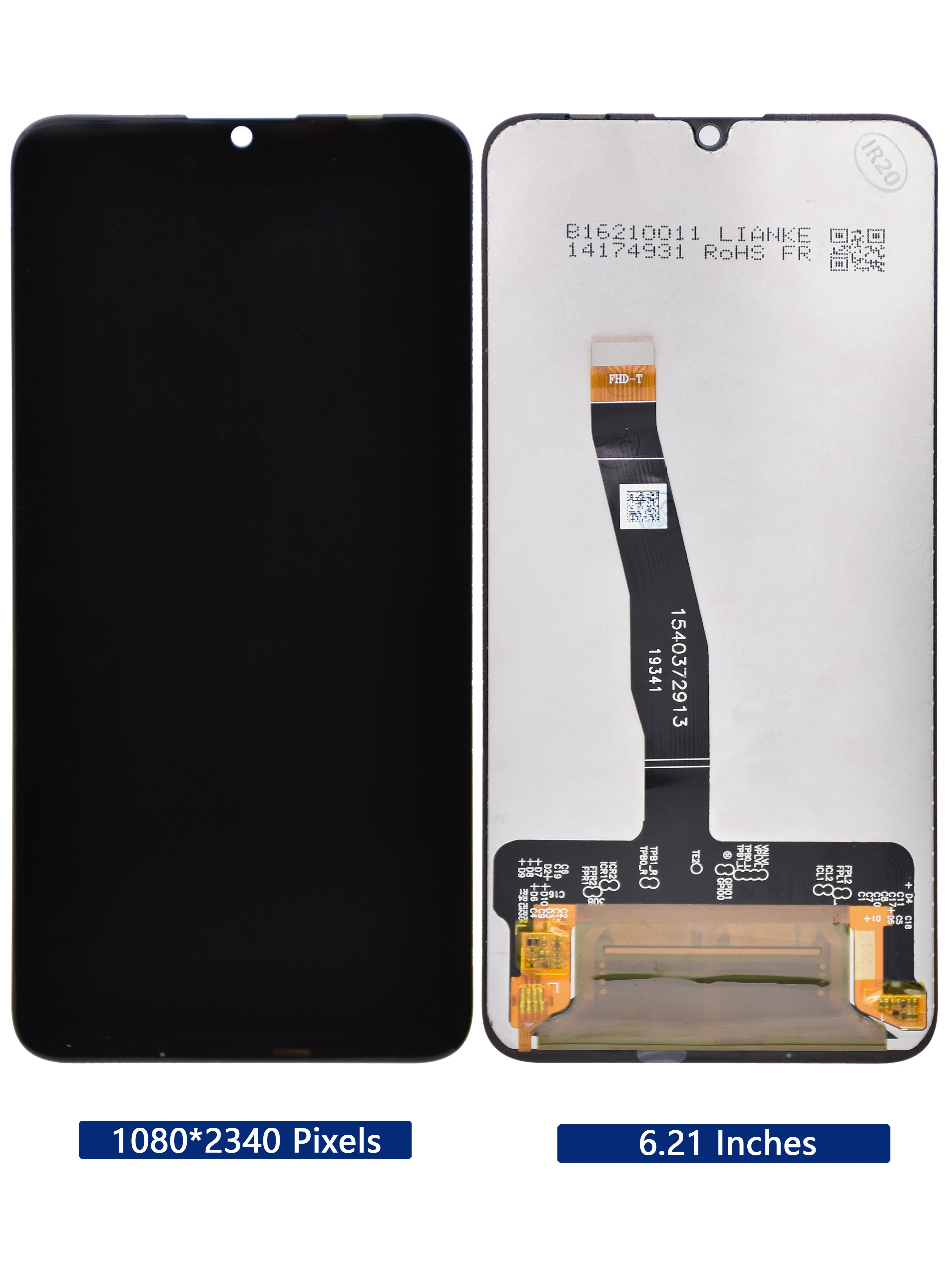 6 21 &quotОригинальный дисплей для Huawei P Smart 2019 Φ LX1AF LX2J рамка сенсорного экрана в сборе