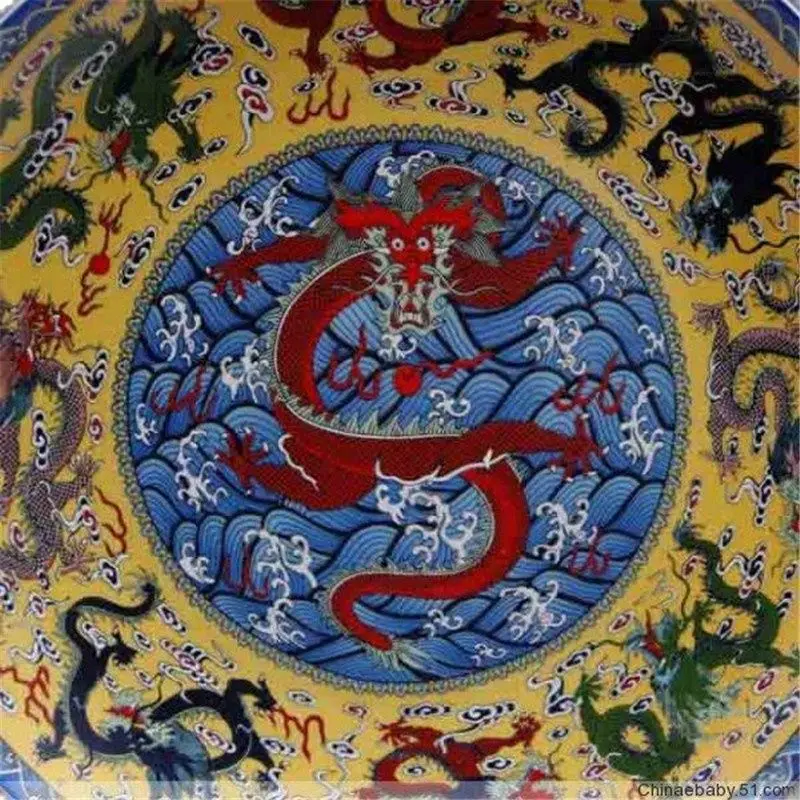 Разное Антиквариат в античном стиле керамическая эмалированная пластина Kowloon|plate
