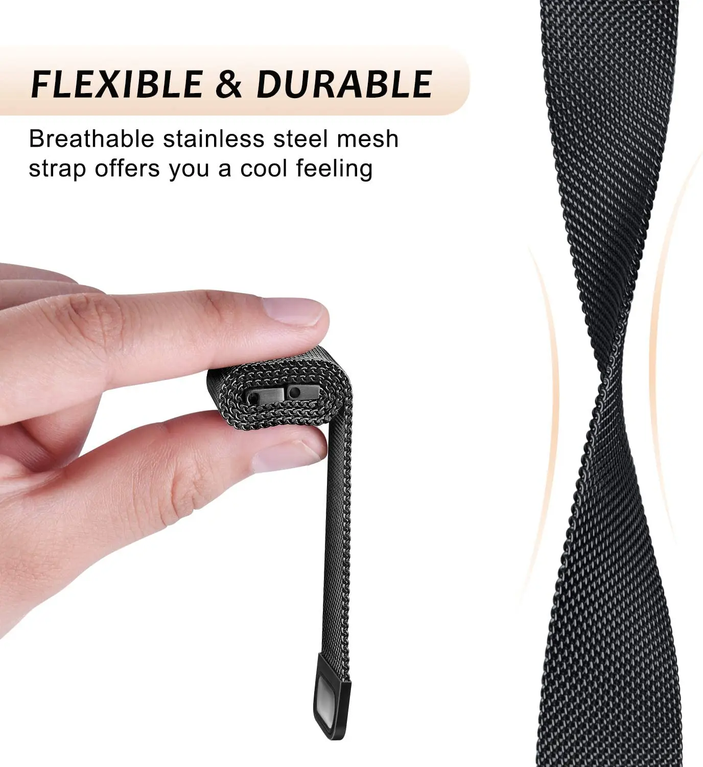 Band For Samsung Galaxy watch 4/5/pro classic 46mm Active 2/amazfit GTS/GTR magnetic loop bracelet Huawei watch GT/2/3/pro strap