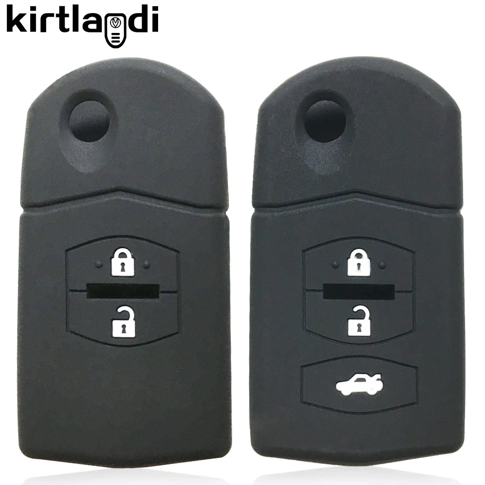 Силиконовый автомобильный держатель брелок аксессуары чехол для ключа Mazda 3 BK 2008