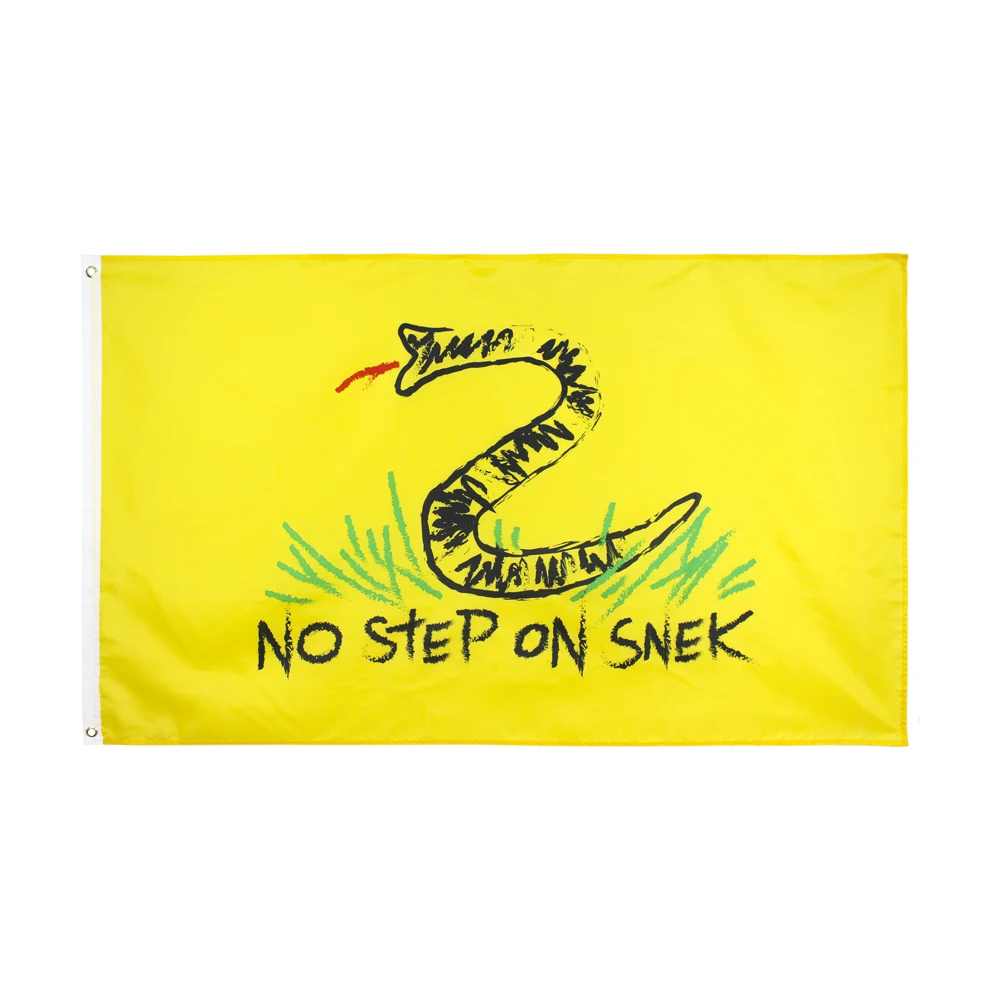 Подвесной 90*150 см чайвечерние флаг gadsden no step on snek|Флаги баннеры и аксессуары| |