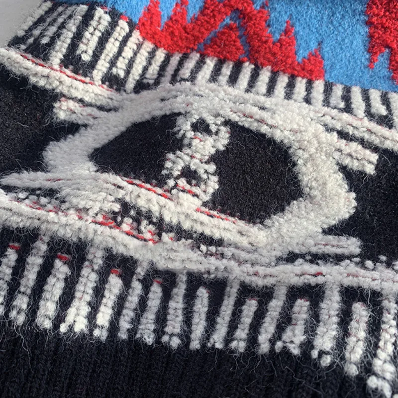 

Fashion 2021 Spring Autumn Knitted Cardigan Casual Loose Geometric Pattern Sweater Women Korean Long Sleeve Coat Jackets