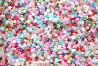 2mm4mm6mm8mm10mm12mm14mm mix colors flat back abs round half pearl beads imitation plastic half pearl beads