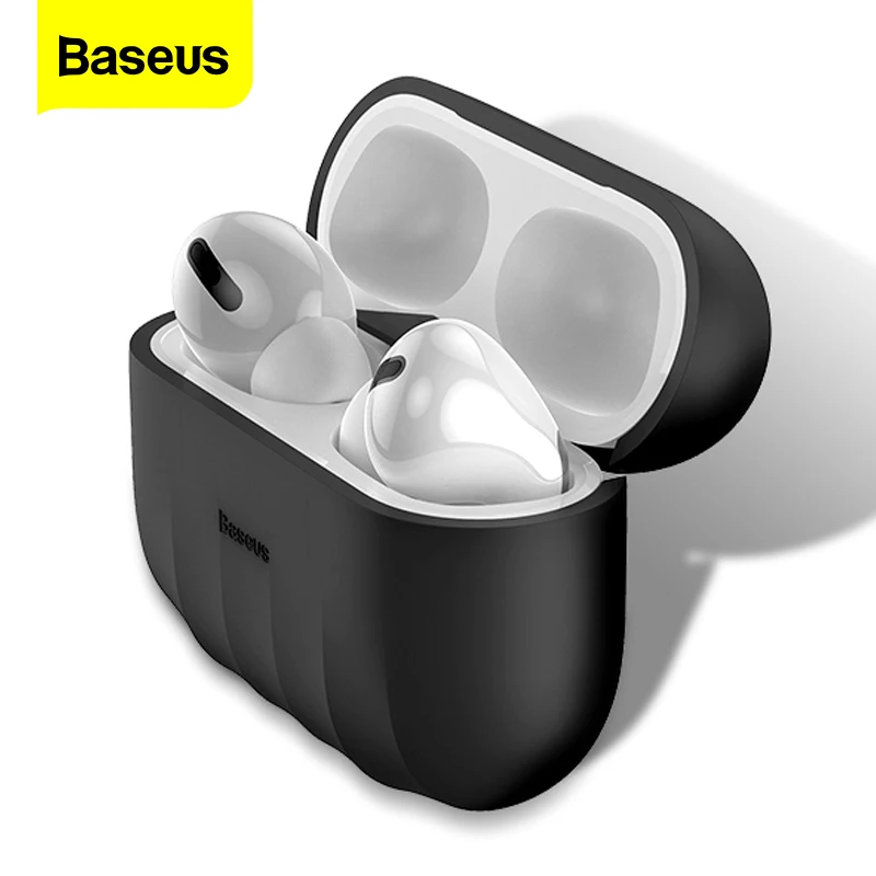 Силиконовый чехол Baseus для Airpods Airpod Pro 3 геля Роскошный милый защитный Apple Air Pods