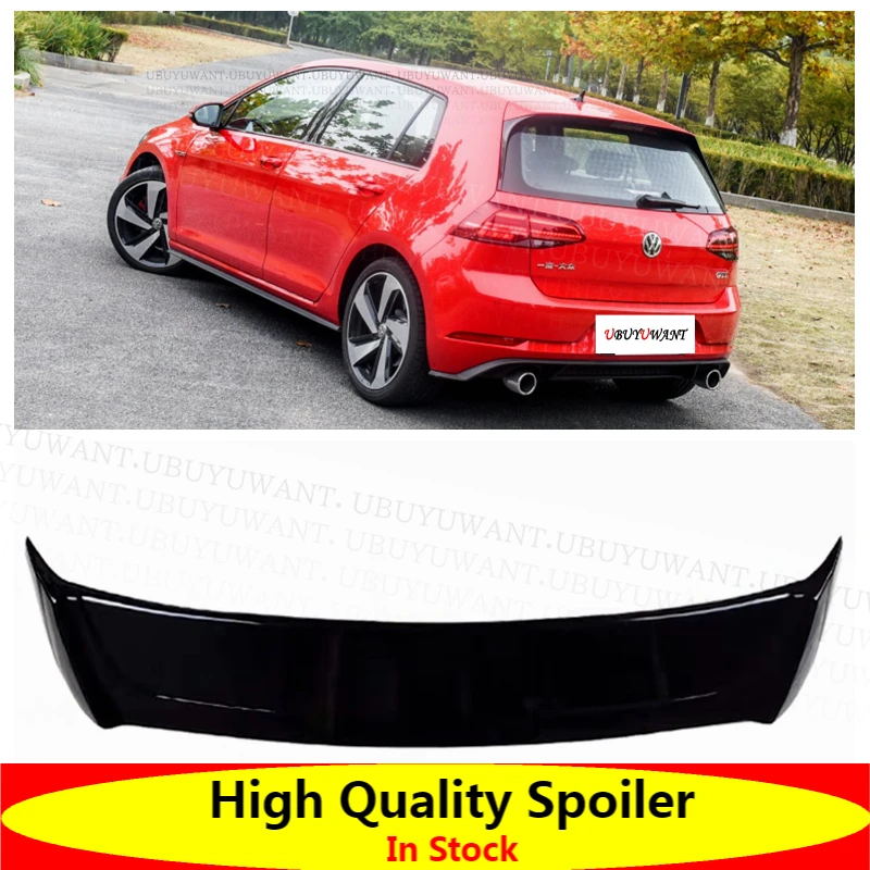 

Спойлер для багажника автомобиля Volkswagen GOLF7 MK7 2014-2018, аксессуары для крыльев заднего багажника из АБС, спойлер для автомобиля