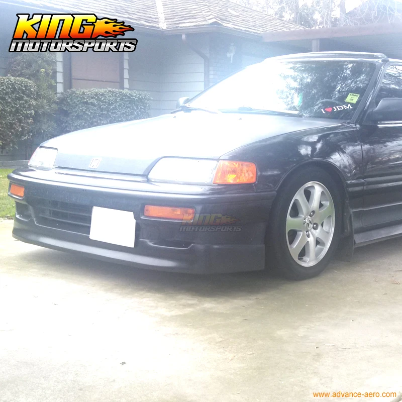 Подходит для переднего бампера 1990-1991 Honda CRX Si только в стиле CS спойлер губ