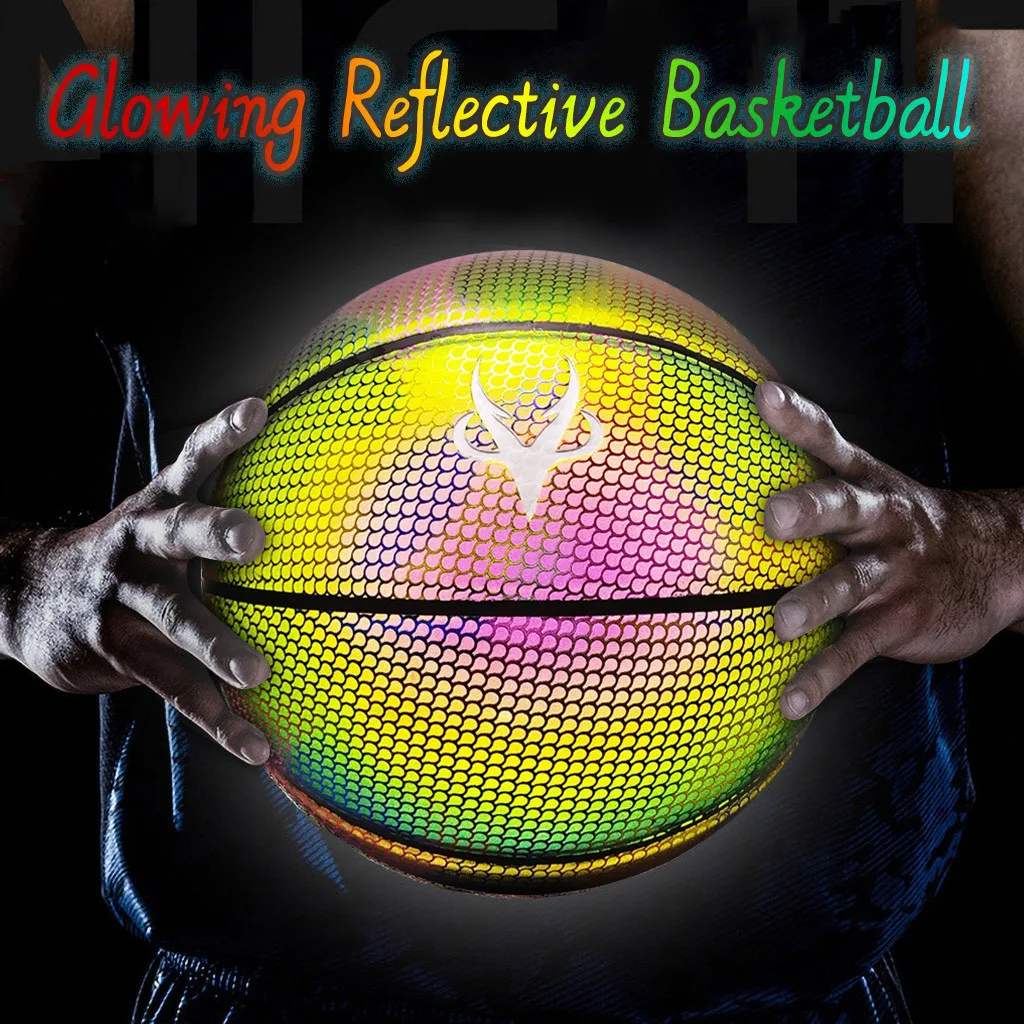 Новинка Размер 7 светящийся светоотражающий баскетбольный светильник светится в
