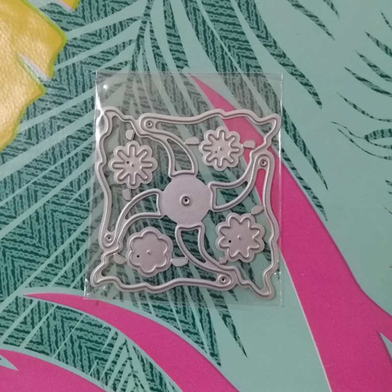 Новинка 3D ветряная мельница цветок Спиннер металлические штампы трафарет Сделай