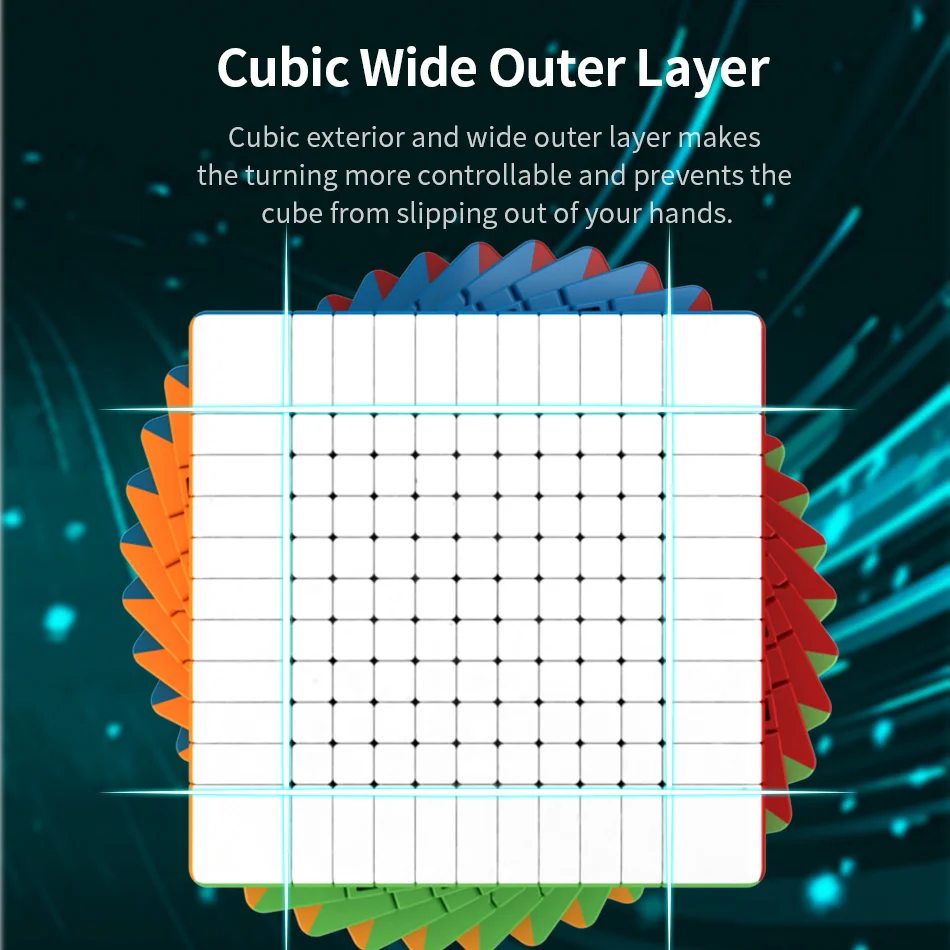 MoYu MeiLong Magic Neo Cube Stickerless 5x5 6x6 7x7 8x8 9x9 10x10 11x11 12x12 | Игрушки и хобби