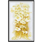 5D DIY алмазная живопись крыльцо мозаика с лилиями окрашенная вода домашнее украшение с бриллиантами индивидуальные ремесла имитация вышивки крестиком