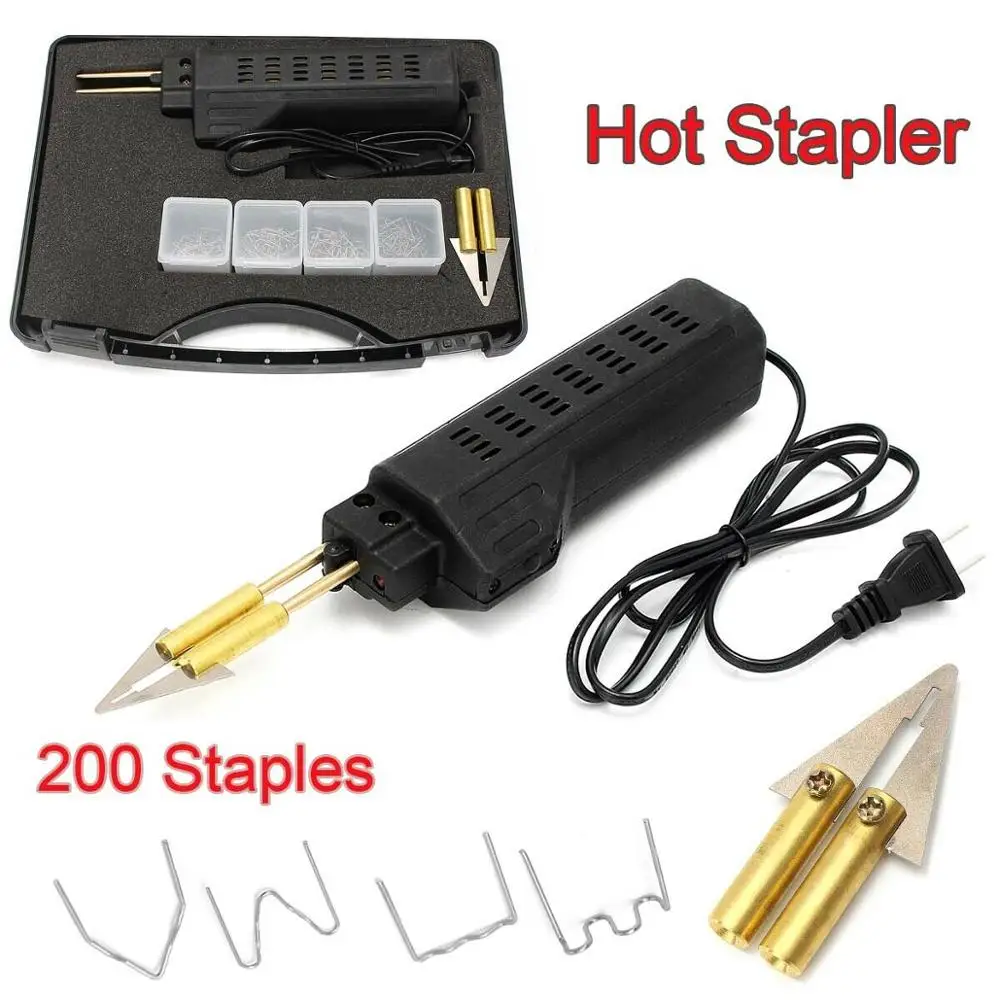 Горячий степлер автомобильный бампер крыло обтекатель сварщик пластиковый