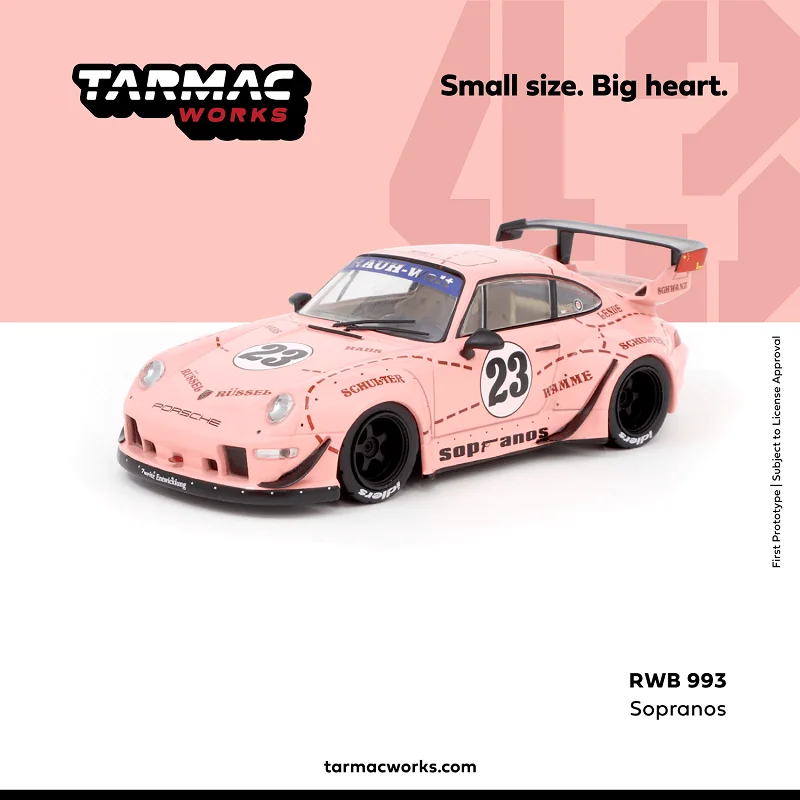 

Tarmac Works 1:43 RWB 993 Sopranos #23 DieCast Model Car