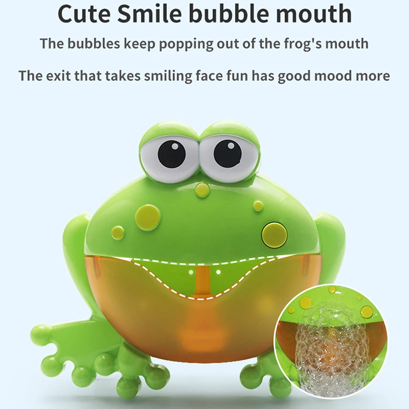

Latest Bubble Machine Krabben Kikker Muziek Kids Bad Toy Zeep Automatische Bubble Maker Baby Badkamer Speelgoed Voor Kinderen