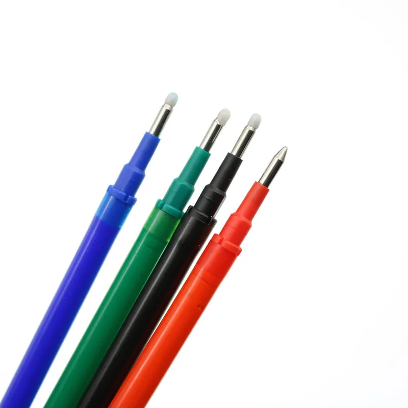 0.5mm Erasable Gel Pen Set with Blue, Black, Green, and Red Ink - Magic Erasable Refill for School and Office Writing Tools image 4