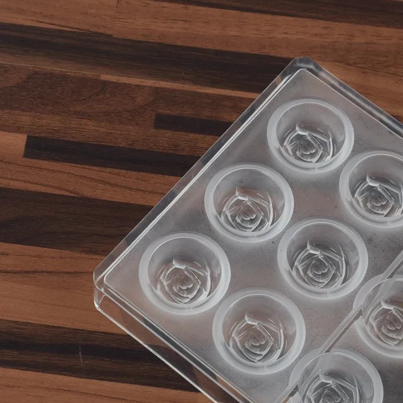 3D конфеты форма цветок Форма для шоколада поликарбонатные шоколадные формы на