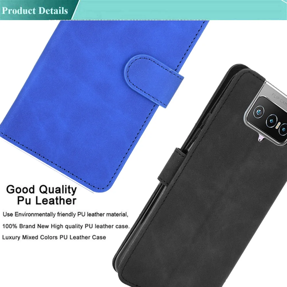 

For Asus Zenfone 7 Pro ZS670KS ZS671KS 6.67 inch Case Flip Wallet Case Leather For Asus 7 Pro ZS670Ks ZS671KS Phone Cover Case