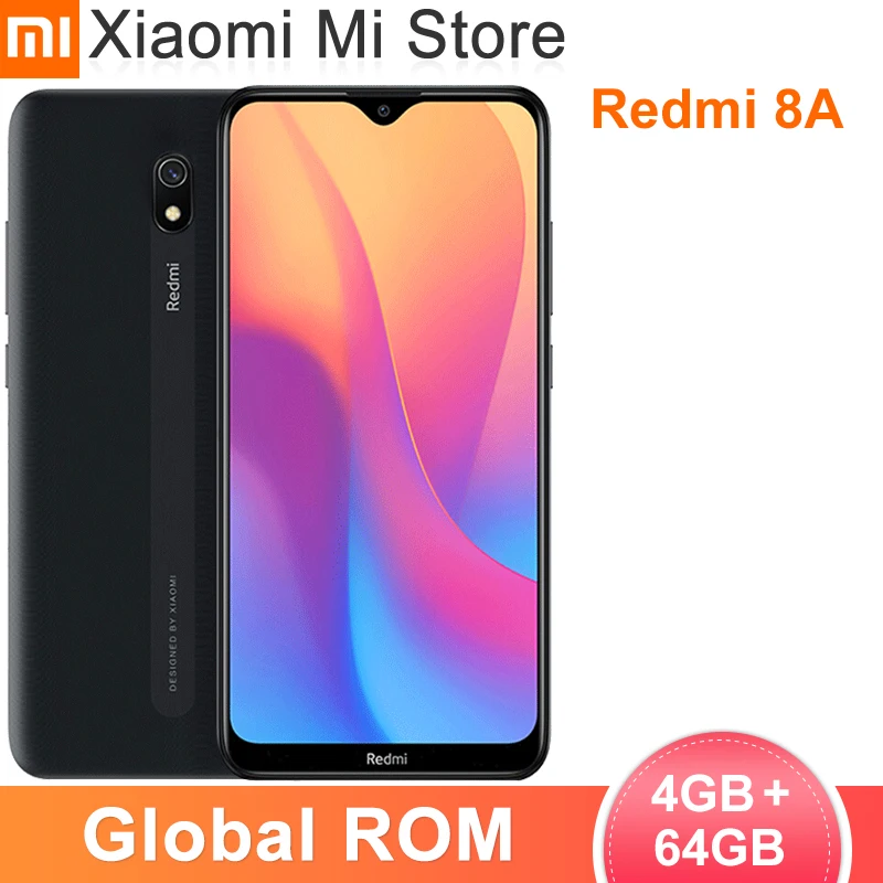 Xiaomi Redmi 8A смартфон с 5 дюймовым дисплеем восьмиядерным процессором Snapdargon 439 ОЗУ 4