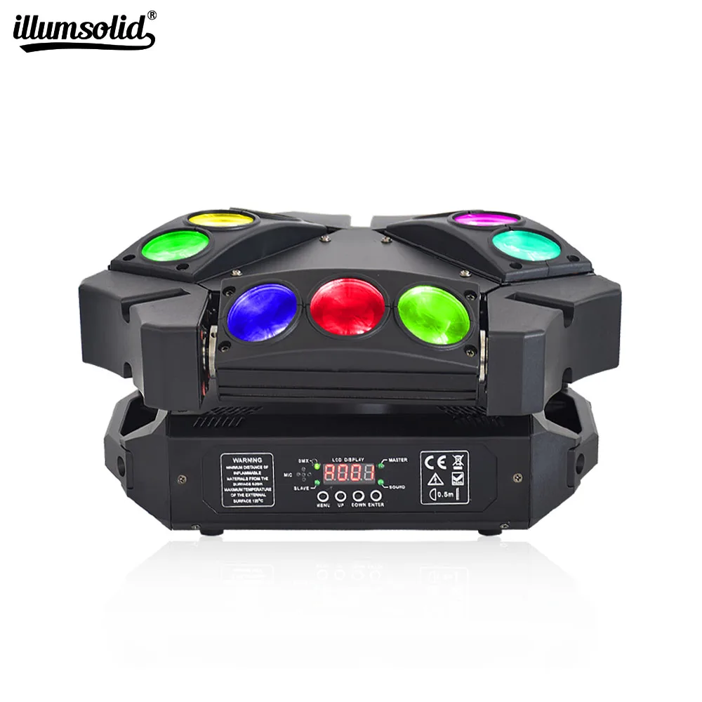 Сценический светильник ing 9X12W RGBW 4в1 движущаяся головка светодиодный луч паук