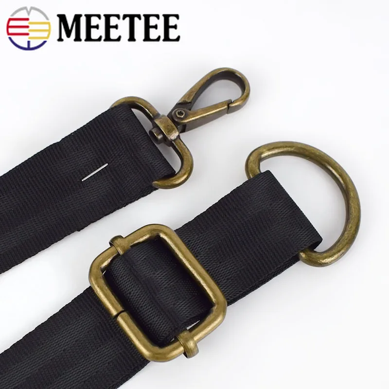 Металлическая вращающаяся латунная пружинная Пряжка Meetee 5 шт. 20/25/32/38 мм крючок