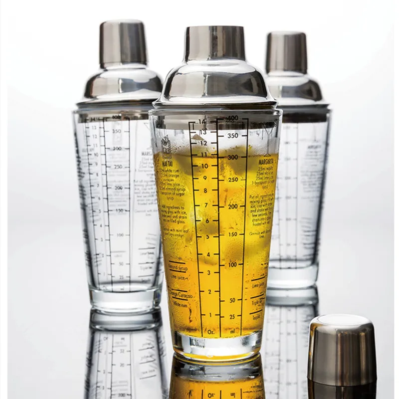 Шейкер для коктейлей со шкалой|Мерные стаканы бара| |