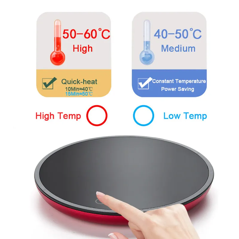 

15W Coffee Mug Cup Warmer for Home Office Milk Tea Water Heating Pad 220V Electric Powered Cup Warmer