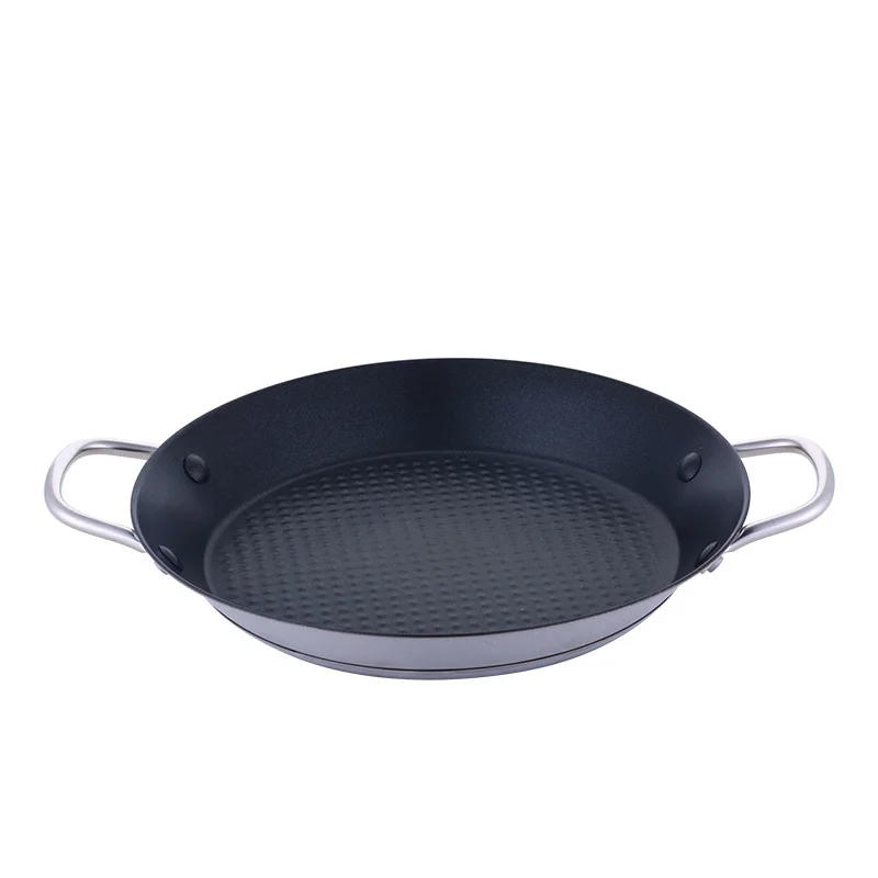 Сковорода Из Нержавеющей Стали сковорода для испанского морепродуктов риса