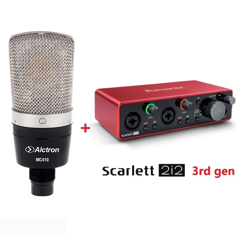 Обновленная звуковая карта Focusrite Scarlett 2i2 3 го поколения с USB интерфейсом и