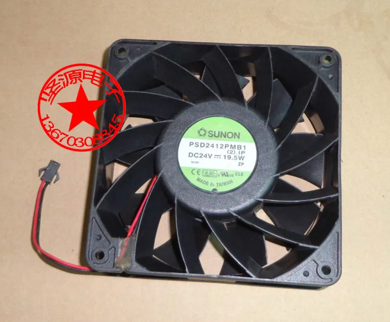 Оригинальный Sunon / SUNON 12038 PSD2412PMB1 DC24V 19.5W120*120*38 мм вентилятор охлаждения