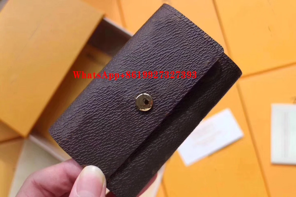 

2021 New Luxury Brand Designer Leather Top Quality Classic Fashion Mesh Petals Man Key Lock Wallet Woman Bag Noble