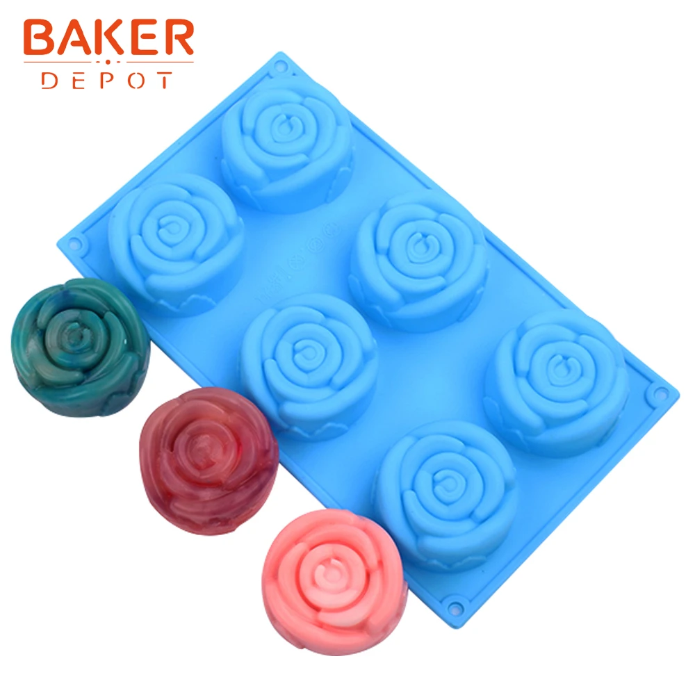 Силиконовая форма для торта в форме розы желе пудинга хлеба кекса выпечки | Дом и