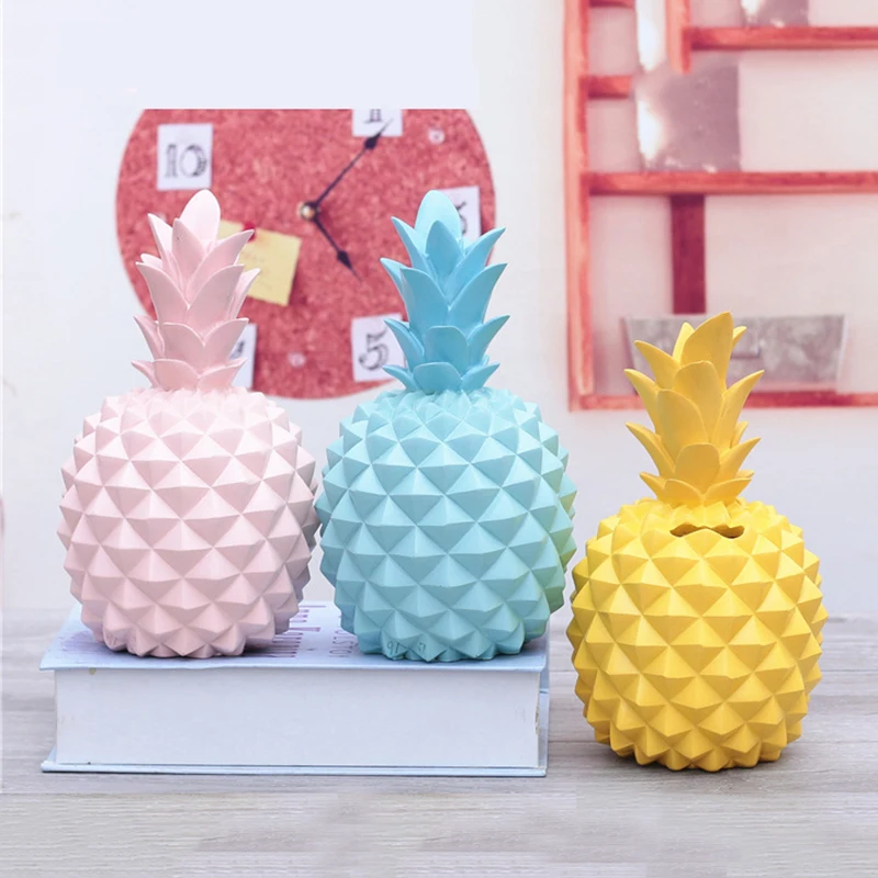Многофункциональный ананас Копилка фигурка Ананас Модель бака для хранения