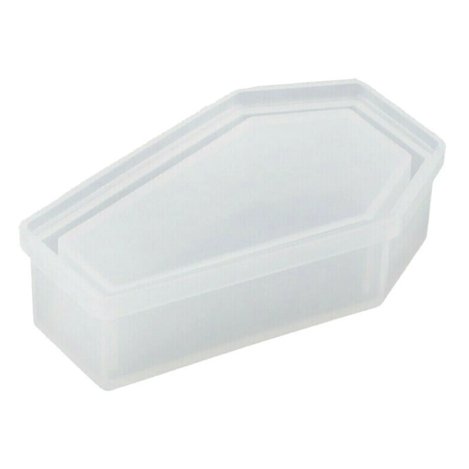 Прозрачная силиконовая форма для гроба вампира с крышкой коробка хранения