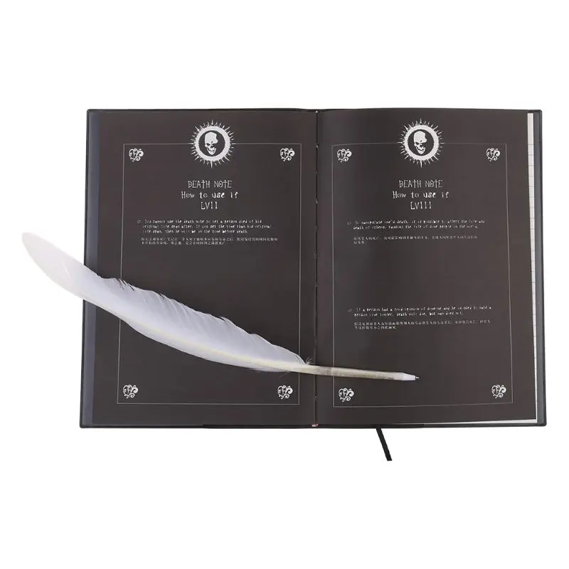 Коллекционная аниме Death Note косплей записная книжка и перо авторучка журнал для