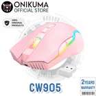 Беспроводная игровая мышь Onikuma CW905, перезаряжаемая компьютерная мышь с RGB-подсветкой, 5 регулируемых DPI до 3600