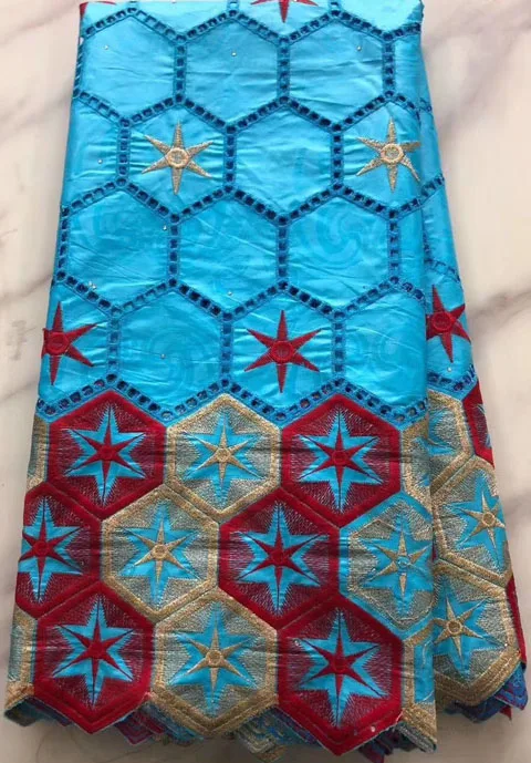 2020 Новое поступление африканская богатая ткань с камнями сетчатый шнур