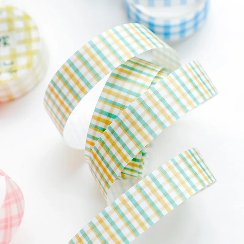

15mm*3m Fresh Lattice Fruit Washi Tape DIY Decoration Sticker Scrapbooking Diary Adhesive Masking Tape stationery school supply