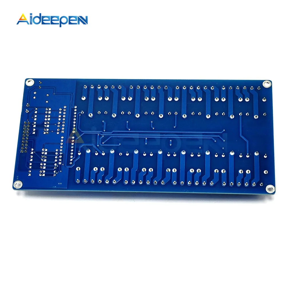 DC 5V 12V 16 Channel Relay Shield Module with Optocoupler LM2576 Microcontrollers Interface Power For Arduino Smart Home | Обустройство