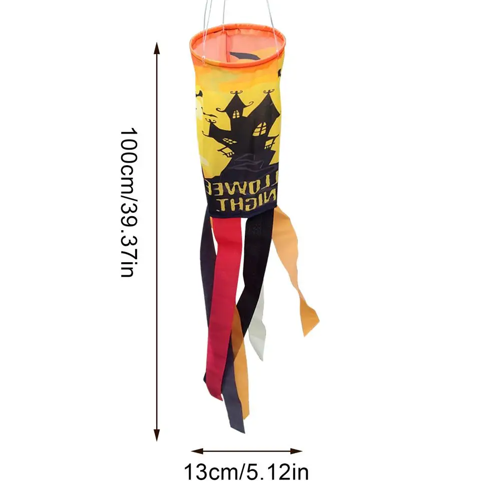 

Halloween Decoration Carp streamer Pumpkin Ghost print decor flag Halloween outdoor garden hanging Carp streamer decoration flag