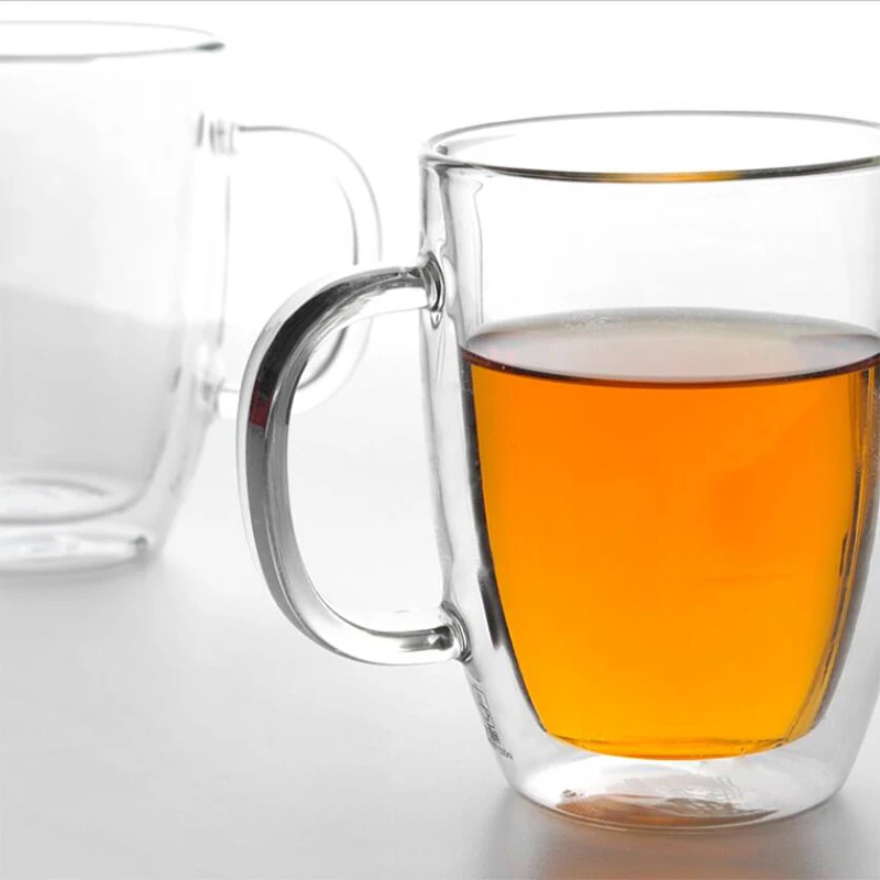 350 мл кофейная кружка с двойными стенками повседневная посуда для напитков чашка