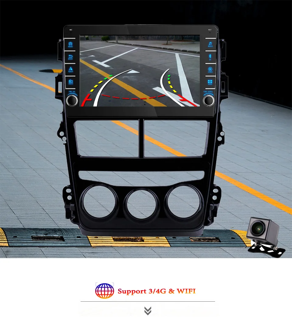 

Multimedia Player Car Radio Carplay For Toyota Yaris Vios 2017 2018 2019 2020 Android 10 Navigation GPS DVD Cassette Head Unit