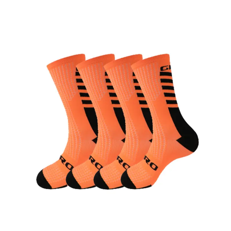 

4 pairs Women Men Cycling Socks MTB Compression Thigh High Sport Running Basketball Bicycle football Basketball Running