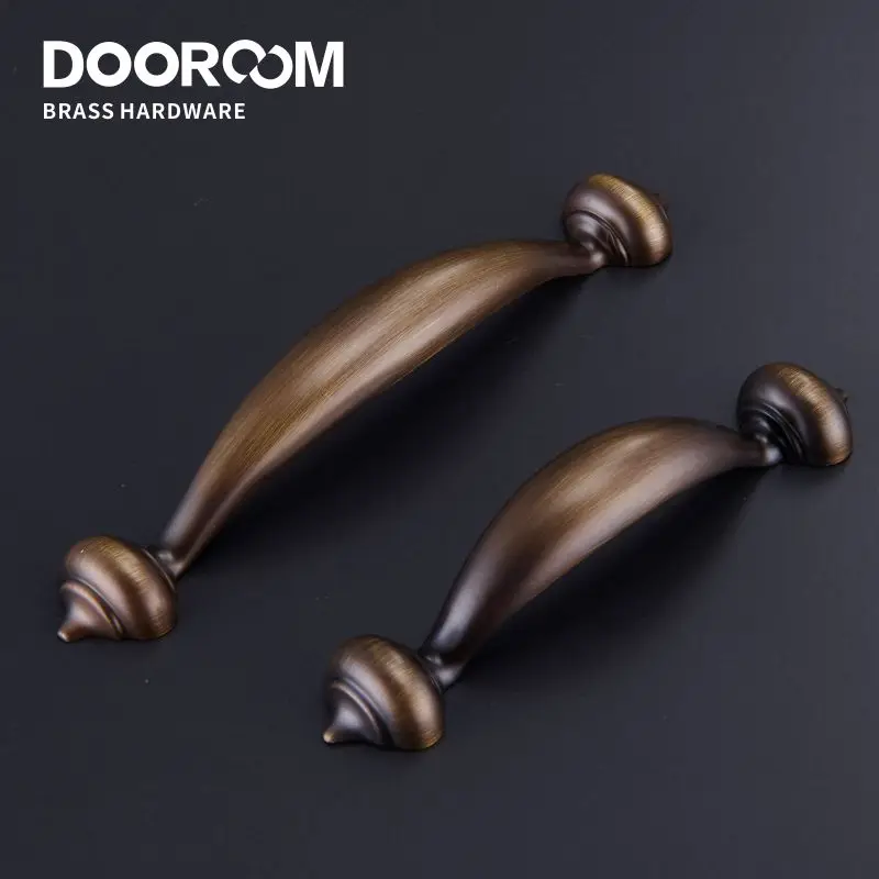Латунные ручки Dooroom шкаф комод ящик мебель Европейский американский