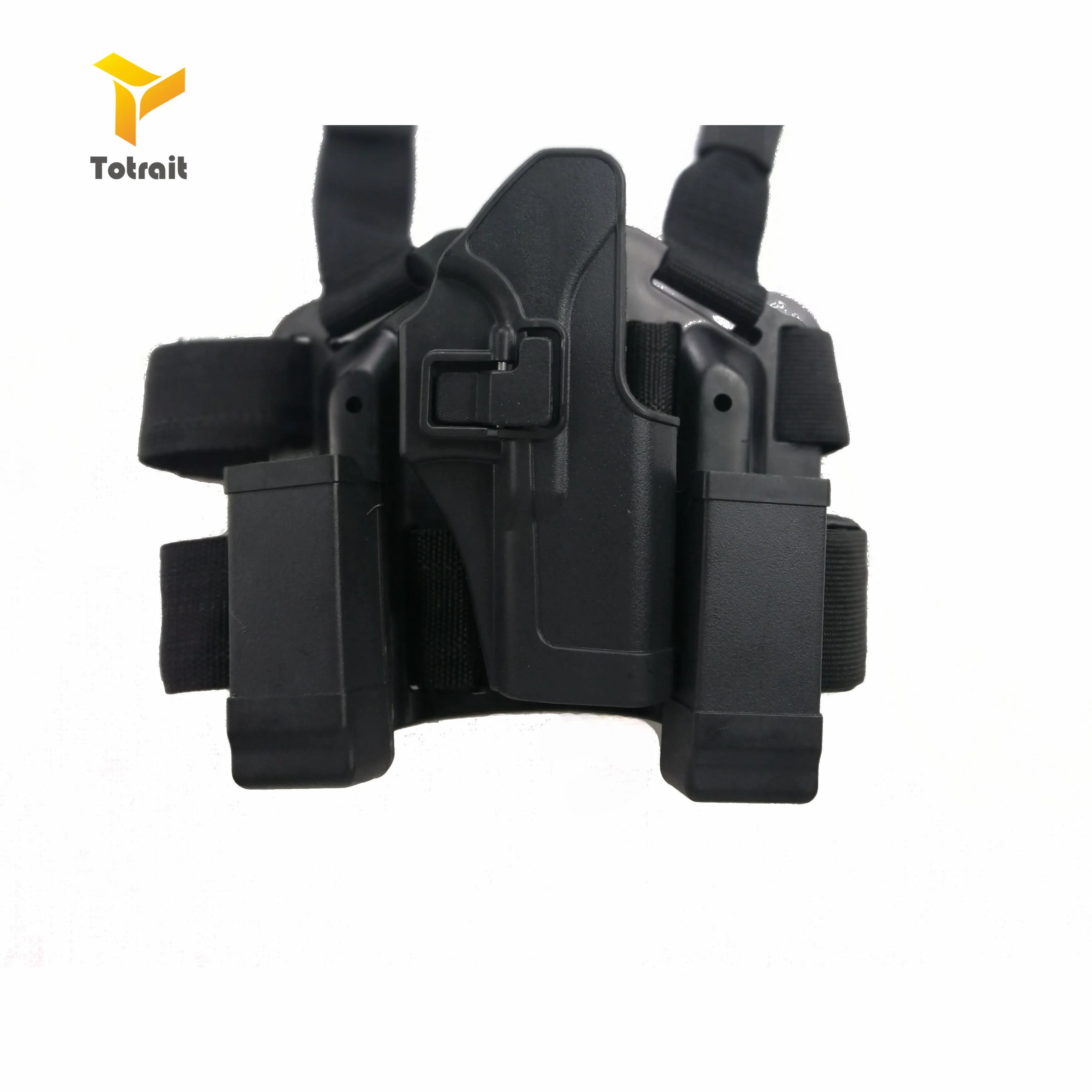 

TOtrait Tactical Drop Gun Leg Holster Glock 17 19 22 23 31 32 Tactical Hunting Thigh Leg Holster With Double Magazine