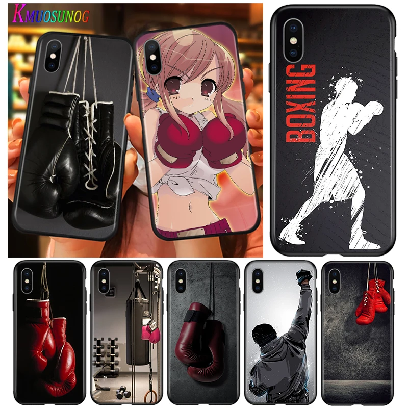 

Strong Boxing Gloves Silicone Cover For Apple IPhone 13 12 Mini 11 Pro XS MAX XR X 8 7 6 6S 5 Plus SE Phone Case