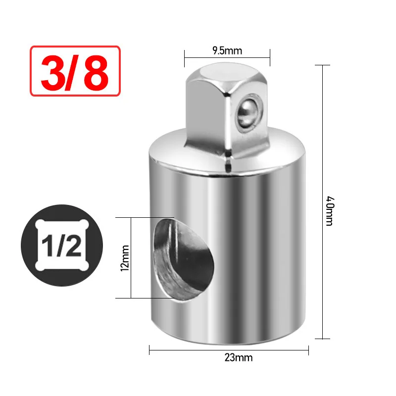 

1/4 "3/8" 1/2" адаптер с храповым механизмом, универсальный держатель шестигранных бит CR-V, стальные инструменты для ручного ремонта, приводная головка для автомобиля, велосипеда