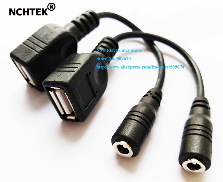 NCHTEK USB2.0 Женский Разъем питания для DC 4 0x1 7 мм PSP кабель Шнур/Бесплатная доставка/10