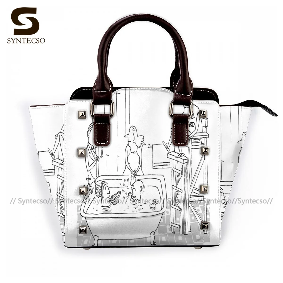 

Lifeguard Shoulder Bag Business Leather Handbag Female Gift Reusable Bags