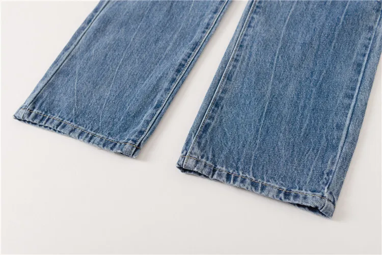 

High Waist Women Wide-leg jeans 2020 Autumn Winter Fashion Denim Pants With Pockets Wild Stylish Clothes