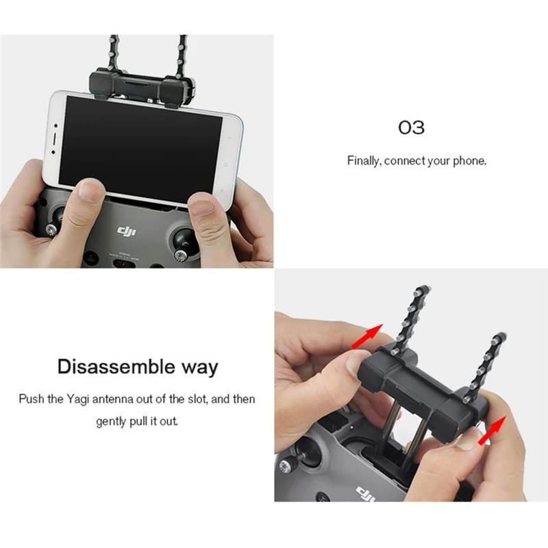 

STARTRC Mavic Air 2 Signal Booster Yagi-Uda Antenna Range Amplifier Accessories For Mavic Air 2 Controller Signal Range Extender